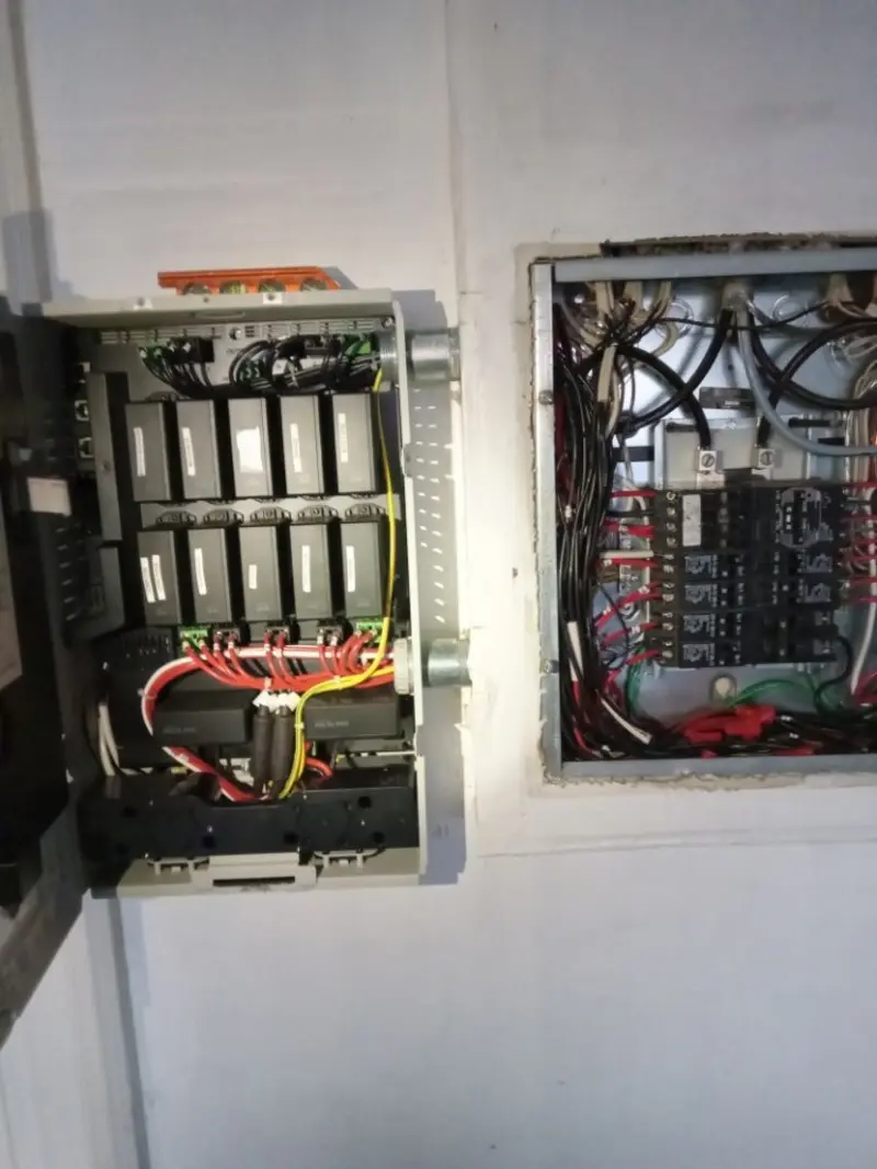 Electrical panel upgrade completed for Security Camera Wiring in Ironwood